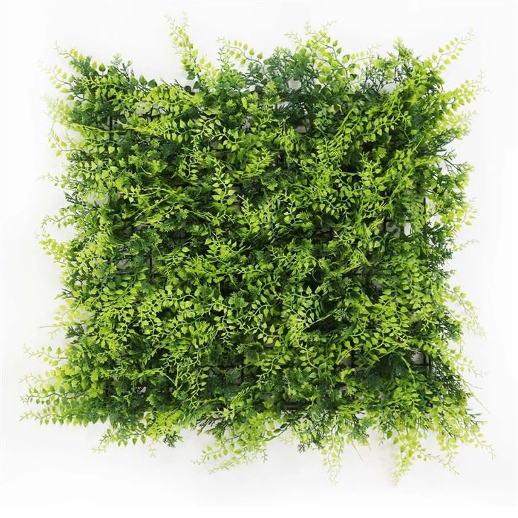 Faux Grass Wall Bedroom